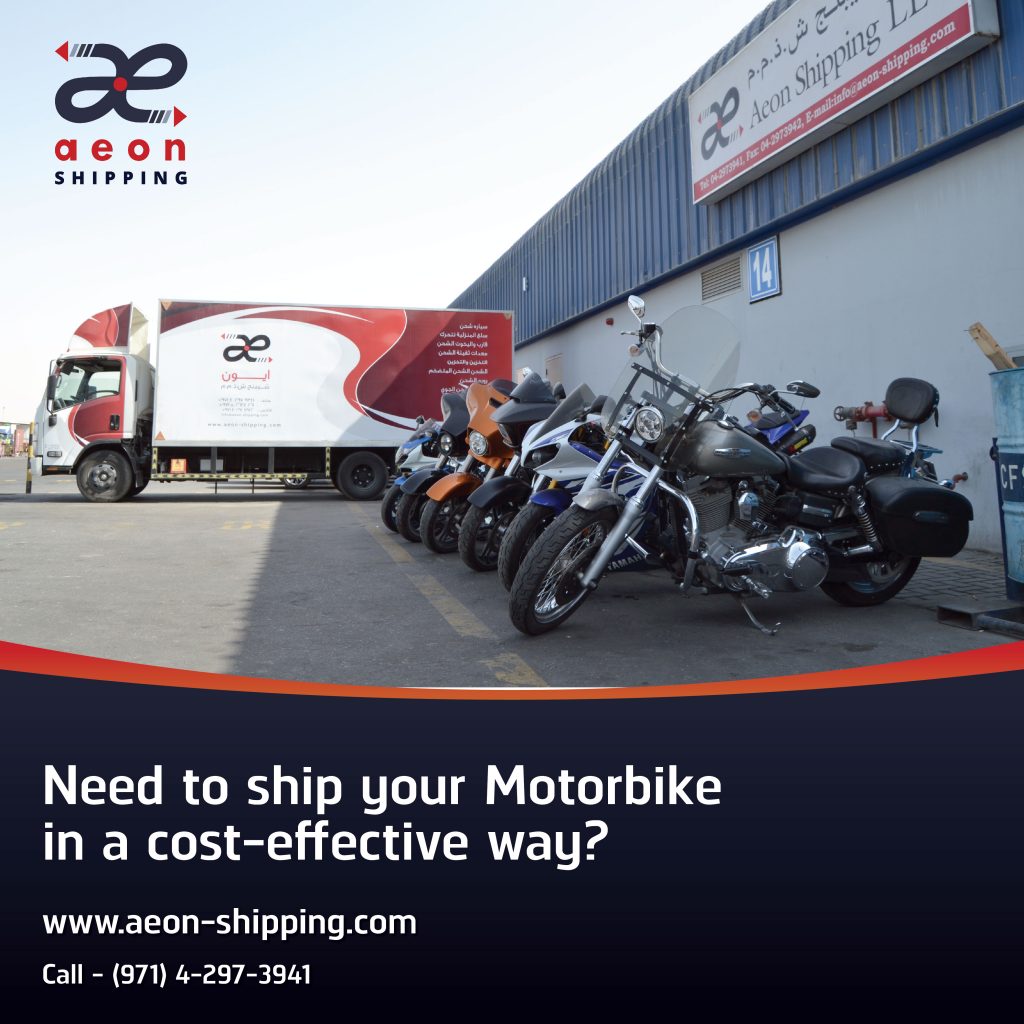 Motorbike Shipping Internationally Aeon Shipping LLC